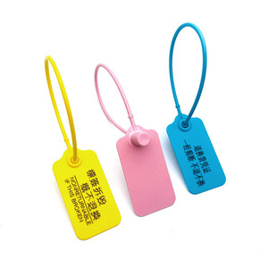 Etiqueta de Seguridad Personalizada de Fábrica China, Etiqueta de Plástico Antirrobo de Lujo para Prendas, Alimentos, Zapatos y Bolsos - Product Image 3