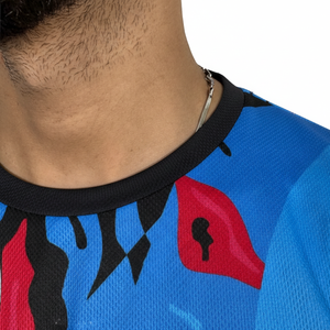 Camiseta Sublimada Personalizada de Alta Calidad, 100% Poliéster, Cuello Redondo, Nuevo Diseño, Logotipo Frontal, Diseño en Blanco, Tallas Grandes - Product Image 6