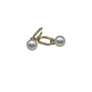 Pendientes de Perlas Blancas Grandes de Zhuji, 11-12 mm, Redondas, Extremadamente Brillantes, Diseño de Plata S925, Joyería de Perlas Elegante - Product Image 5