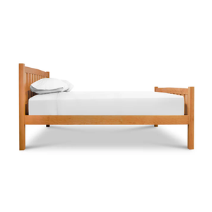 Wholesale Mission Style Solid Wood <b>Bed</b> | Vertical Slat Headboard and Footboard <b>Bed</b> <b>Frame</b> - Product Image 3
