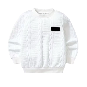 Pull en acrylique rayé pour garçons, collection automne, léger, respirant, en maille confortable, idéal pour une tenue décontractée toute la journée - Product Image 4