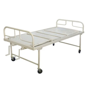 Cama de Hospital Manual Semi-Fowler de Dos Funciones Ajustable para Cuidado de Pacientes con Colchón, Cama de Cuidado en el Hogar de Acero Inoxidable - Product Image 3