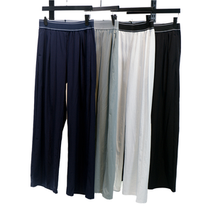 Nouvel Arrivage – Pantalon de Yoga XL pour Femme, Élégant, Motif Uni, Taille Haute, Séchage Rapide, Taille Élastique, Jambe Large, Polyvalent - Product Image 1