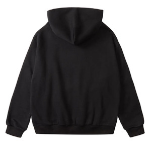 Ensemble sweat à capuche et jogging en molleton de coton noir pour homme, imprimé Think Less Live More, tenue décontractée pour l'automne - Product Image 2