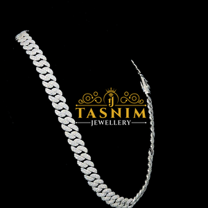 Best Selling Custom Length Iced Out Diamond Chain Necklace with Premium Finish for Streetwear Fashion Events and Celebrity Style - Product Image 3