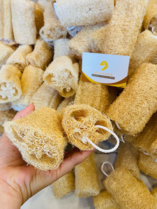 Eco Natural Luffa Sponge Pad Multi-use Body Scrubber for Shower Bath and Spa Wholesale - Product Image 3