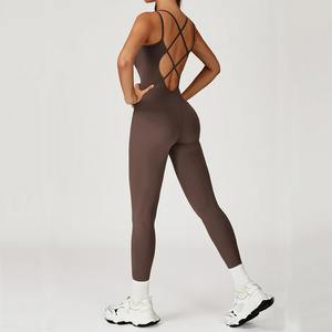 Ensemble de sport 2 pièces pour femme : survêtement, combinaison de yoga, tenue de fitness extensible - Product Image 6