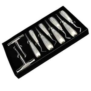 10 pièces Élévateurs dentaires chirurgicaux pour extraction et luxation de racines, kit d'élévateurs endodontiques CE ISO par Grip Surgical - Product Image 5