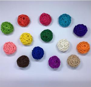 Bola de Ratán Natural Hecha a Mano, Decoración Tejida para el Hogar, para Venta al por Mayor y Exportación - Product Image 2