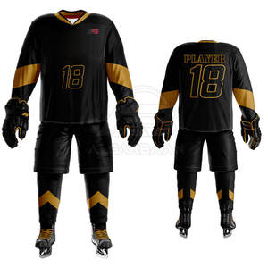 Uniforme de hockey sobre hielo transpirable con logotipo personalizado, ropa deportiva profesional, uniforme de hockey sobre hielo para venta en línea - Product Image 2