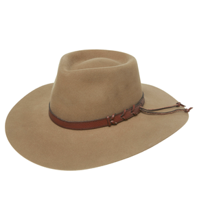 Professional Western Leather Cowboy Outback Style Wide Brim Bush <b>Hat</b> Travel Casual Premium Quality USA Europe Wholesale Trend - Product Image 1