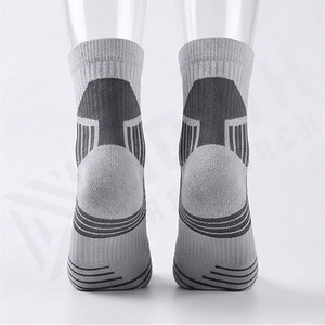 <b>Women</b> Tight <b>Compression</b> Polyester Nylon Running <b>Socks</b> Athletic Sports Support Breathable Moisture Wicking Pro Customized Color - Product Image 2