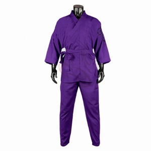 Venta de Fábrica, Kimono de Judo Negro Personalizado de Alta Calidad, Gi de Jiu Jitsu de Algodón, Uniforme de Judo Personalizado al por Mayor - Product Image 1