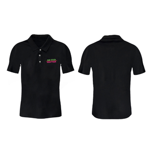 Polo de Manga Corta para Hombre, 200G, Negro, con Bordado de Logotipo Personalizado, 35% Algodón, 65% Poliéster, para Golf o Trabajo - Product Image 3