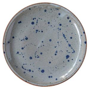 Assiette à dîner en céramique japonaise TAMAKI BLOCK 24,5 cm, fabriquée au Japon, glaçure réactive, grès, vaisselle de restaurant, 4 couleurs - Product Image 2