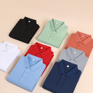 Polo Unisex Retrò ed Elegante a Maniche Corte Estiva Stile Lusso Leggero con Colletto Lavorato a Maglia Moda da <span class=keywords><strong>Lavoro</strong></span> - Product Image 3