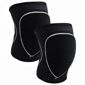 Genouillères de danse en Spandex et Nylon, épaisses, respirantes, antidérapantes, avec logo personnalisé, pour hommes et femmes, protection douce - Product Image 1