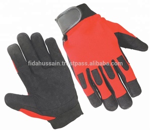 Gants de travail en gros haute visibilité Gants de sécurité en cuir synthétique Gréeur Gants en cuir de mécanicien économique du Pakistan - Product Image 4