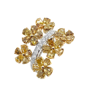 Romantic Flower Shape Crystal <b>Cuff</b> <b>Earrings</b> Gold Plated Women Party Jewelry Alloy Rhinestone - Product Image 1