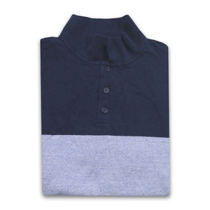 Jersey informal de punto para hombre, camisetas de manga corta con cuello de botón y Polo, suéteres con logotipo estampado, patrones sólidos lisos, suministro OEM - Product Image 3