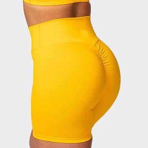 Shorts de sport compressifs pour femmes, respirants, taille élastique, polyester/coton, décontractés, en vente - Product Image 5