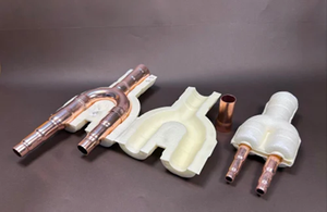 ข้อต่อทองแดงแบบ Y สำหรับท่อแยก VRF ใช้กับระบบปรับอากาศ ระบบทำความเย็น HVAC ป้องกันสนิม ป้องกันการรั่วไหล - Product Image 2