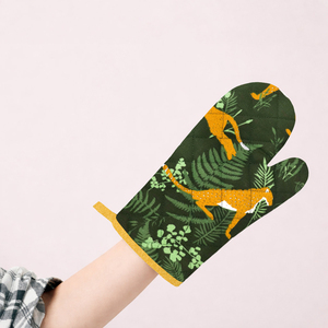 Animal Printed Design Cotton <b>Oven</b> Gloves Soft Professional <b>Oven</b> Mitts 100 % OEM Best Rated <b>Oven</b> Mitten for Multipurpose Use. - Product Image 2