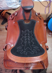100% cuir professionnel cheval selle cuir Western Roping Ranch Wade selle produits d'équitation équitation équestre - Product Image 4