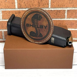 Patchs en similicuir vierges de qualité supérieure, personnalisables, neufs, 2026, carrés, compatibles laser, avec adhésif - Product Image 3