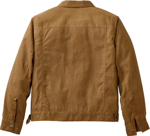 SUQAINA FASHION GARMENTS Men's Winter 100% Cotton Breathable Casual Turn-down Collar Polyester Lining Wax Cotton <b>Canvas</b> <b>Jacket</b> - Product Image 2