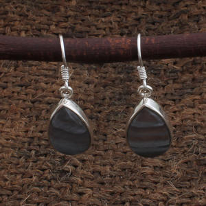 Pendientes de Fluorita Natural en Forma de Pera, Plata de Ley 925, Estilo Vintage, con Piedras Preciosas, para Mujer, Precio de Fábrica, Venta al Por Mayor - Product Image 4