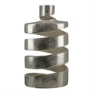 Best Sale Prices Metal Texture Flower <b>Vase</b> <b>Gold</b> Plated for Home Tabletop Decoration Oval Shape Floor Flower <b>Vases</b> - Product Image 3
