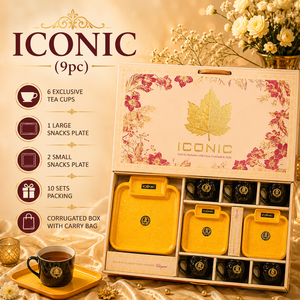 Juego de Té Floral de Lujo en Caja de Regalo, Tetera de 6 Tazas, Juego de Té de Cerámica y Plástico en Caja, Logotipo Personalizado Serigrafiado, Artículos Promocionales para Bebidas - Product Image 6