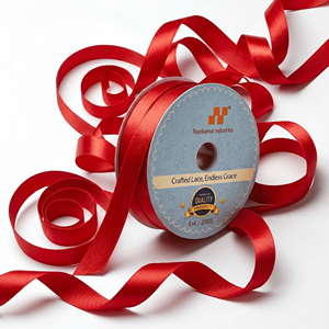 Ruban en satin rouge double face de 6 mm en gros pour emballage cadeau, artisanat floral, nœuds pour cheveux, étiquettes de couture, décoration de fête, utilisation DIY - Product Image 2