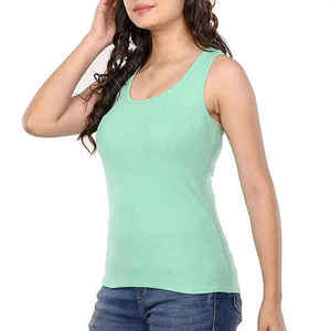 Camiseta Deportiva para Mujer, Cómoda y Transpirable, Tejida sin Mangas, para Ejercicio, de Fabricante Pakistaní - Product Image 6