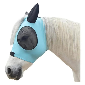 Soft Stretchy UV Protection Fly <b>Mask</b> Comfortable Horse Fly <b>Mask</b> With Ears Breathable Elasticity Fly <b>Mask</b> With Mesh <b>Eye</b> Covers - Product Image 1
