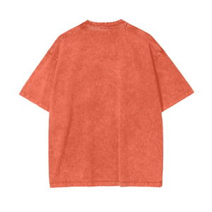 เสื้อยืดผู้ชายไซส์ใหญ่ สีพื้น ผ้าฝ้าย แขนสั้น คอกลม สไตล์ลำลอง ย้อมสีเรียบ ความยาวปกติ ดีไซน์ใหม่ตามสั่ง - Product Image 1