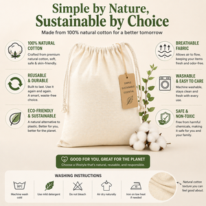 Sac en toile de coton naturel en gros avec cordon de serrage, pochette cadeau personnalisée avec logo pour emballage de bijoux, faveur de mariage, OEM - Product Image 6