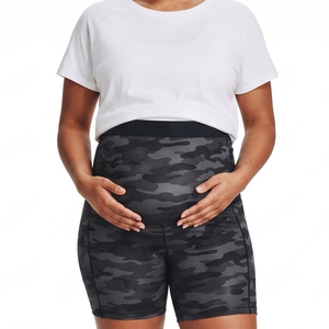 High Quality Compression Camo Maternity Shorts Women's 100% Polyester Pregnancy Nursing <b>Camouflage</b> Shorts Ladies - Product Image 4