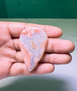 Cabochon en Agate Coton Naturel de Haute Qualité, Pierre Précieuse en Vrac pour la Fabrication de Bijoux - Product Image 3