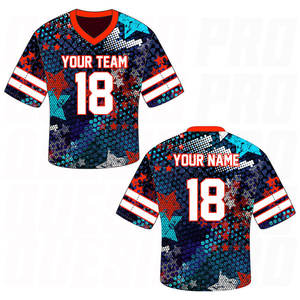 T-shirt Boxy Streetwear Personnalisé pour Fans de Football Américain – Maillot de Football Américain avec Graphiques par Transfert Thermique – Sport Décontracté - Product Image 1