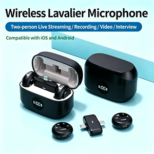 Micrófono Lavalier Inalámbrico Magnético K31, Micrófono de Solapa 2 en 1 del Tamaño de un Botón para Vlogging, TikTok, Transmisión en Vivo y Grabación de Video - Product Image 3