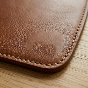 <b>Large</b> Genuine Leather Desk <b>Mat</b> Full Grain Cowhide Mouse Pad Waterproof Non Slip Table Protector for Business LMP-0011 - Product Image 4