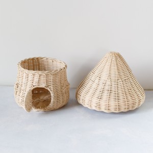 Casas de juegos de ratán para niños al precio más bajo, casa de juguete de ratán para niños, casita de juegos tejida para jugar en interiores. - Product Image 4