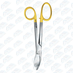Tijeras para Yeso TC con Borde de Corte Serrado, Tijeras Manuales de Emergencia para Plástico, Ortopedia, Medicina, Reutilizables, de Acero Inoxidable - Product Image 4