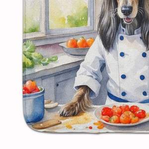 Afghan Hound the Chef Memory Foam <b>Kitchen</b> Mat Machine <b>Washable</b> Anti-Fatigue Cushion Comfort Bath <b>Rug</b> - Product Image 4