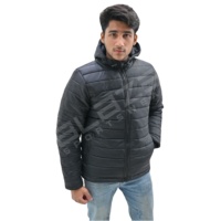 Parka d'hiver Blaze Fight Wear grande taille avec fermeture éclair et capuche pour homme, doudoune imperméable réversible chaude et épaisse, mode outdoor