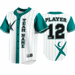 Custom Team Baseball Jerseys Breathable 100% <b>Polyester</b> Personalized Name and Number Unisex Adult <b>Shirts</b> - Product Image 1