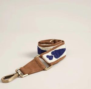 Heart Pattern Beaded Strap Set <b>Orange</b> & Purple Designer Straps - Product Image 2