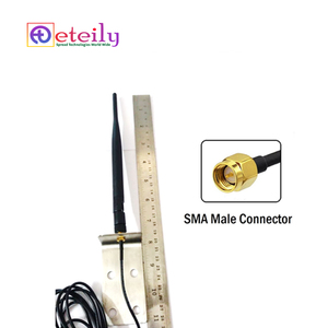 เสาอากาศยางคุณภาพสูง 868MHz 5dBi พร้อมสาย RG174+ขั้วต่อ SMA ตัวผู้ (ขายึดแบบ L) สำหรับการใช้งานด้านการสื่อสาร - Product Image 1